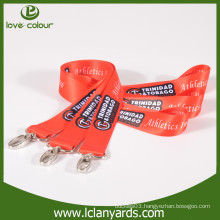 Custom festival neck strap no minimum order lanyards for organization